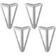 thumbnail image 1 of 4 piezas de patas de metal de repuesto para muebles, patas de muebles cromadas de 6"/15 cm, patas de muebles de bricolaje, patas de mesa, patas de gabinete, sillas, camas, gabinetes y sofás, O, 1 of 5