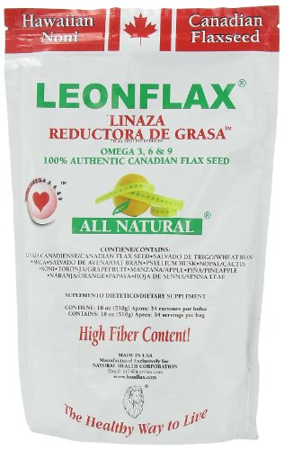 Leonflax Canadian Flaxseed Plus Fat Reducer 18 oz Weight Loss