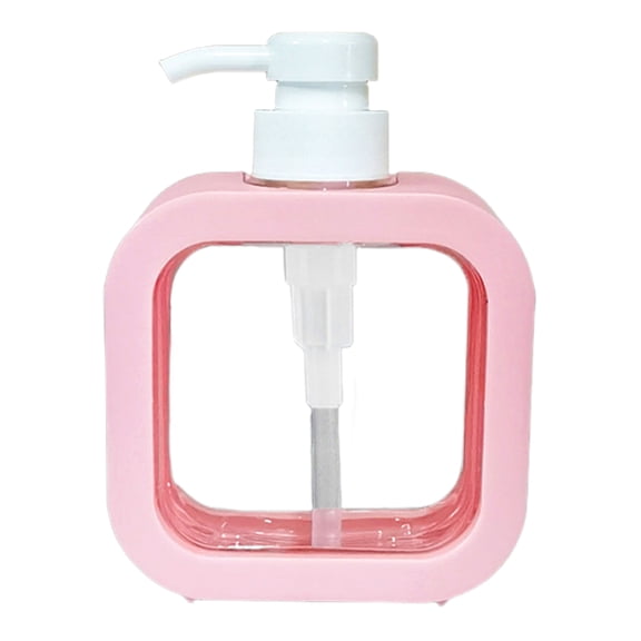 OIUR 300/500ML Liquid Soap Dispenser Shampoo Body Hand Wash Shower Gel Facial Cleanser Container Bathroom Refillable Empty Press Pump Bottle