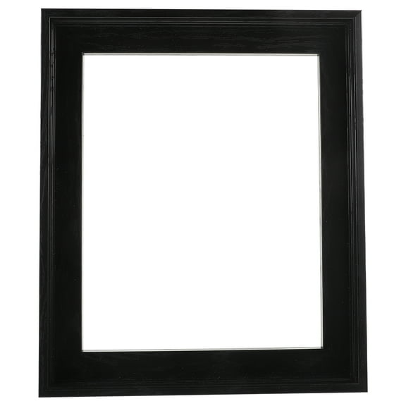 Phlegsive 25x30 Black Double Glass Float Frame for Canvas Paintings