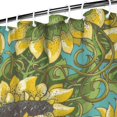 thumbnail image 3 of Waterproof Cute Sunflower Colorful Shower Curtain 72x72 Inch Boho Style Polyester Unique Shower Curtain for Bathroom Hotel Home Decor with 12 Plastic Hooks, 3 of 5