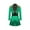 Green, variant on Hvyesh Womens Tassel Bodysuit Skirt Long Sleeve Circus Ringmaster Dress Keyhole Back Party Costume