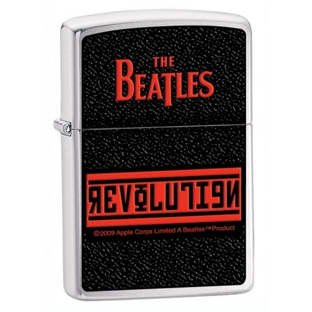 Zippo The Beatles Revolution Pocket (Black, 5 x 3 1/2 cm) - Walmart.com