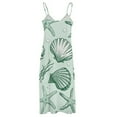 thumbnail image 5 of Beach Seashell Starfish Fine Art Sleeveless Dress Summer Dress Woman 2025, 5 of 7