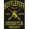 thumbnail image 2 of Girl's Harry Potter Hufflepuff Quidditch Seeker  Graphic Tee Black Small, 2 of 4