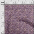 thumbnail image 2 of oneOone Polyester Lycra Purple Fabric Floral Sewing Material Print Fabric By The Yard 56 Inch Wide, 2 of 4
