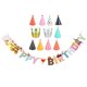 thumbnail image 1 of Banderines para Fiestas de Navidad Y Cumpleaños, Sombreros de Guirnaldas para Decoración de Fiestas Infantiles, 1 of 9