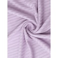 thumbnail image 6 of DARING DIVA Women's Ribbed Knit Round Neck Short Sleeve Pajamas Set S Purple, 6 of 7
