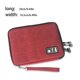 thumbnail image 5 of Qarigey Bolsa de almacenamiento de Cable USB, resistente al agua, 2 capas, portátil, para viajes en casa, dormitorio, disco Flash electrónico, cable de Carteras S rojo Qarigey AP012998-07, 5 of 6