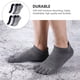 thumbnail image 5 of WORGEOUS 4 pares de calcetines cortos de cinco dedos para hombres Calcetines con punta dividida simples Calcetines de color liso, 5 of 9