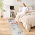 thumbnail image 3 of x Area Rug Living Room Rugs Washable Neutral Modern Abstract Soft Thin Large Rug Indoor Floor No Slip Rug Carpet for Bedroom Under Dining Table Home Office Decor Grey, 3 of 9