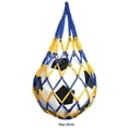 thumbnail image 2 of Bolsa de red para balones de fútbol, ​​almacenamiento de malla para transporte de baloncesto (amarillo y azul), 2 of 7