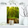thumbnail image 1 of Soleil Doré dans la Forêt de Pins - Impression sur Toile Photographie de Paysage, 1 of 3