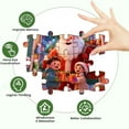 thumbnail image 5 of ToyKingdee Jigsaw Puzzle for Adults Challenging Puzzles for Game Nights Wooden Puzzle Personalized Custom Woodpuzzles for Family Cute Santa Claus Picture Puzzles, 5 of 8