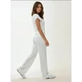 thumbnail image 5 of Relaxed Fit Wide Leg Textured Knit Pants, 5 of 6