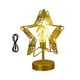 thumbnail image 3 of Lámpara de mesa decorativa de metal con luces LED para Ramadán, artesanías de hierro para Eid Estrella, 3 of 9