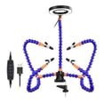 thumbnail image 1 of figatia Artist Gather Helping Hands Soldering Third Hand Tools 4 Arms Electronics Repair, 1 of 7