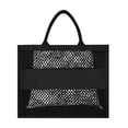 thumbnail image 2 of Paquete 20 piezas Bolsa de yute entretejido negro 42 x 33 x 16, 2 of 4