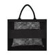 thumbnail image 2 of Paquete 60 piezas Bolsa de yute entretejido negro 42 x 33 x 16, 2 of 4