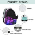 thumbnail image 4 of Outer Space Galaxy Students Backpack Nebula Celestial Space Design, Durable and Comfortable School Bag for Student and Student, 4 of 6