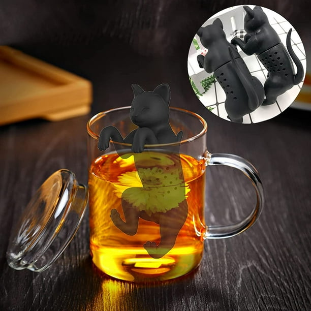 1pc porte-sachet de thé en acier inoxydable clip de sachet de thé créatif