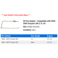 thumbnail image 2 of Oil Pan Gasket - Compatible with 2005 - 2009 Chrysler 300 2.7L V6 2006 2007 2008, 2 of 2