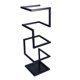 thumbnail image 4 of Luxshiny Soporte Metálico Negro Para Con Barra Curva Y Estructura Estable Para Hogar U Oficina, 4 of 6