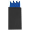 thumbnail image 1 of INSPIRE CHIC Men's Pocket Squares PreFolded Triangles On Card Suit Handkerchief Royal Blue One Size, 1 of 4