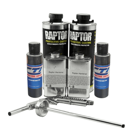 U-Pol Raptor Bedliner Kit Shadow Gray 2 Liters
