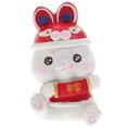 thumbnail image 4 of Resin Bunny Ornament Rabbit Decor Micro Landscaping Ornaments for Car Home, 4 of 8