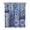 boho-1731, variant on Small Stall Narrow Shower Curtain 36"W x 72"L – Tropical Bohemian Leaves, Mid-Century Abstract Boho Botanical Bathroom Decor, Vintage Floral Palm Leaf Pattern, Rustic Tribal Folk Style