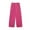Hot Pink, variant on Ashirexll Girls Leggings Wide Leg Pants Spring Solid Color Work Pants With Multiple Pockets Loose Pants for Boys and Girls