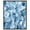 Black Frame, variant on Crystal Cubes Canvas Print Blue Abstract Art by Art Remedy, Gallery Wrapped, 16 x 20