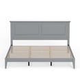 thumbnail image 3 of Cottage Style Solid Wood Platform Bed in King - Ultimate Grey, 3 of 10