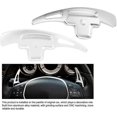 thumbnail image 4 of Steering Wheel Control Paddles - Shift Paddle Trim Car Steering Wheel Fits R Class 2016-2017 Silver, 4 of 5