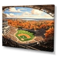 thumbnail image 2 of Designart "Spotlight on the Stadium I" Architecture Canvas Wall Art, 2 of 5