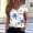 03 Blue, variant on Women Ruffle Short Sleeve Blouses V Neck Flutter Cap Sleeve Seersucker Tops Dressy Work Spring Summer Trendy