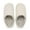 White, variant on BadPiggies Winter Warm Slippers for Men Women, Memory Foam Suede Plush Fleece Lined House Shoes Indoor Outdoor
