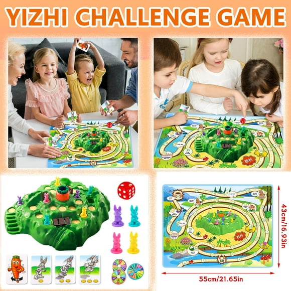 Bunny Trap Children's Double Board Game Boys and Girls Puzzle Game