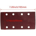 thumbnail image 2 of Sanding Sheet Sander Sandpaper Hook and Loop Pads 8 Hole 15pcs(80 Grits), 2 of 5