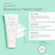 Avene Cicalfate HAND Restorative Hand Cream - Restore Dry Cracked Skin - Relieve Redness, 3.3 fl oz
