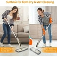 thumbnail image 4 of SUPTREE Microfiber Spray Mop for Floor Cleaning with 3 Washable Pads Wet Jet Dry Dust Mop for Floors, 4 of 7
