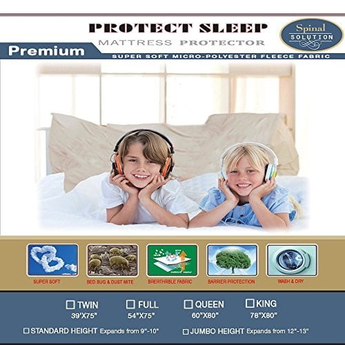 Spinal Solution 11-13-inch Mattress or Box Spring Protector Covers, Full