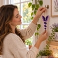 thumbnail image 6 of Butterfly Spiral Hanging Crochet Kit Full DIY Craft Supplies for Christmas Handmade Ornament Comes with Yarn Tools and Detailed Guide (Butterfly), 6 of 9