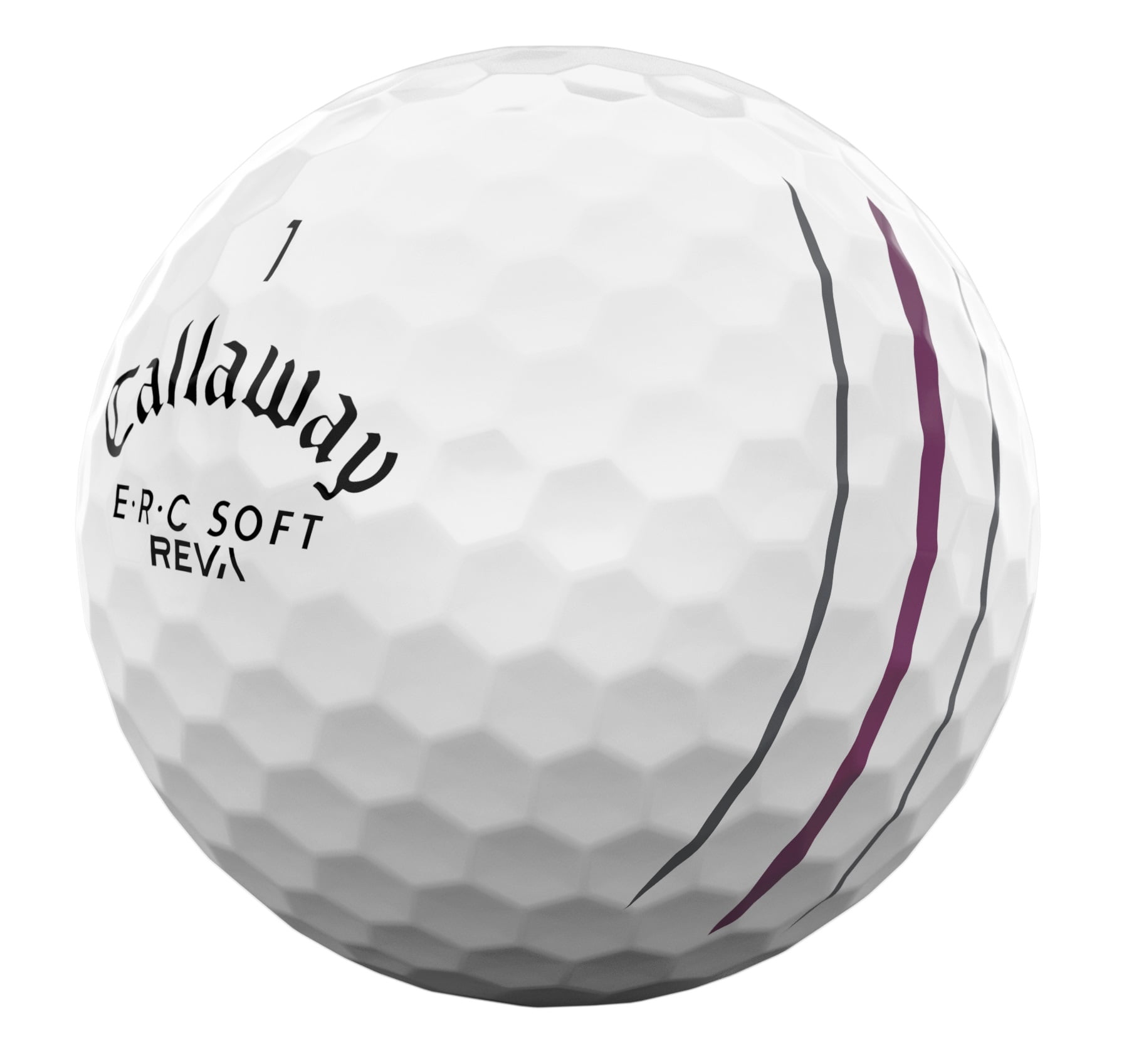 (4 pack) Callaway Golf 2023 ERC Soft Reva Triple Track Golf Balls 12-pack, White