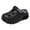 Black, variant on Mens Orthopedic Air Cushion Chunky Platform Recovery Clogs Garden Shoes Comfortable Walking Thick Cushion Orthopedic Garden Shoes Mules with Arch Support for Plantar Fasciitis Blue Size 9