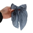thumbnail image 5 of Unique Bargains 1 Pc Solid Bow Ribbon Hair Elastic Band Blue, 5 of 5
