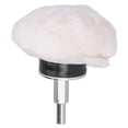 thumbnail image 1 of White Cloth Polishing Wheel Mushroom Type with Handle Cotton Polished Grinding Tools75mm, 1 of 4