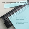 thumbnail image 4 of Deli A4 A5 Paper Cutter 12 in Straight Paper Trimmer with Side Rule, Black, 4 of 11