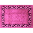 thumbnail image 1 of Ahgly Company Indoor Rectangle Oriental Pink Industrial Area Rugs, 4' x 6', 1 of 4
